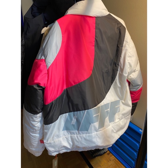 Off-White Puffer Anorak Jacket size L - Picture 6 of 7